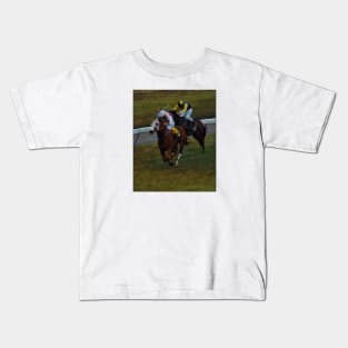 Horse racing Kids T-Shirt